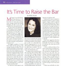 It's Time to Raise the Bar